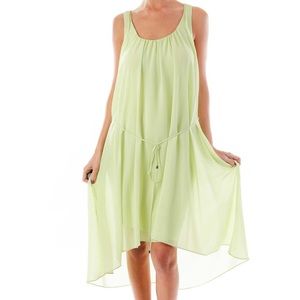 Tahari Lime Green Tent Dress